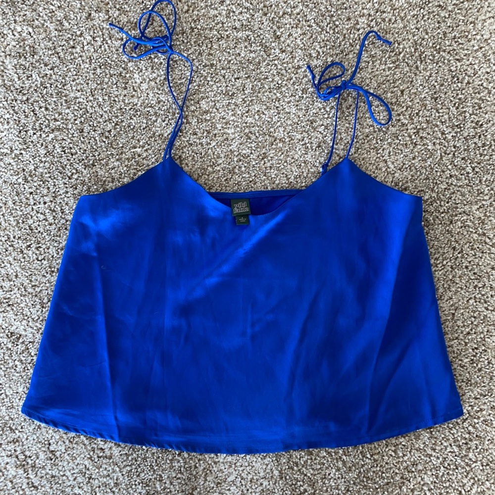 Blue wild fable blouse